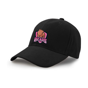 Barky Bears Black Baseball Cap